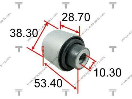 Сайлентблок рычага honda k20 accord 02-07 TENACITY AAMHO1017