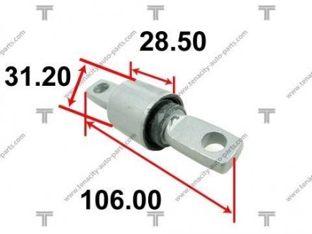 Сайлентблок заднього верхнього компенсаторног TENACITY AAMHO1024