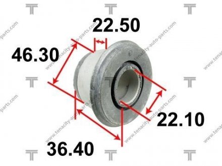 Сайлентблок переднього верхнього важеля TENACITY AAMMI1020 (фото 1)
