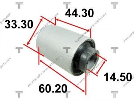 Сайлентблок переднього важеля передній L = R TENACITY AAMSU1006 (фото 1)
