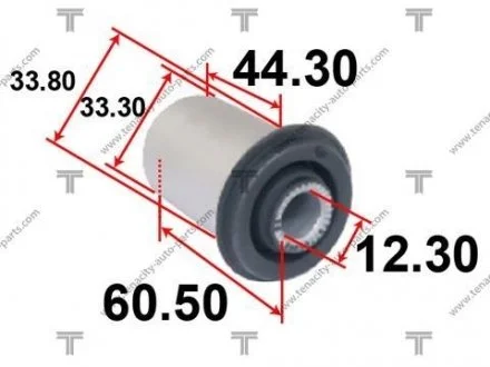 Сайлентблок переднього важеля передній L = R TENACITY AAMSU1023