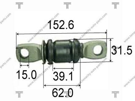 Сайлентблок переднего нижн. рычага TOYOTA CAMRY 2.2/3.0 91-01 TENACITY AAMTO1013 (фото 1)