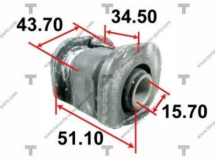Сайлентблок переднього нижнього важеля TENACITY AAMTO1034