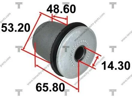 САЙЛЕНТБЛОК ПЕРЕДНЕГО ВЕРХНЕГО РЫЧАГА TOYOTA LAND CRUISER 98-07 TENACITY AAMTO1038
