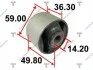 Сайлентблок рычага toyota rav4 05- AAMTO1134