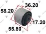 Сайлентблок важеля AAMTO1157