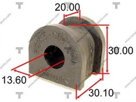Втулка стабилизатора резиновая TENACITY ASBHO1005 (фото 1)