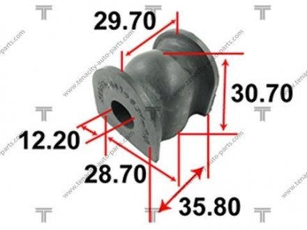 Втулка заднього стабілізатора TENACITY ASBHO1027