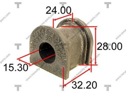 Втулка задн. стабилизатора MAZDA MX-5 1.6/1.8 95-98 TENACITY ASBMA1002