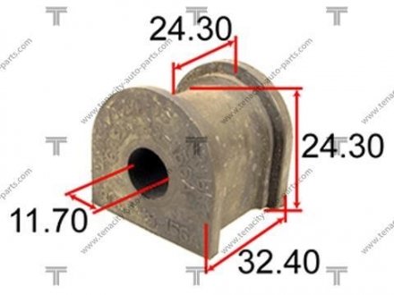 Втулка заднього стабілізатора TENACITY ASBMA1004 (фото 1)