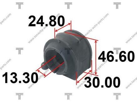 Втулка задн. стабілізатора MAZDA 3 03-09 TENACITY ASBMA1018