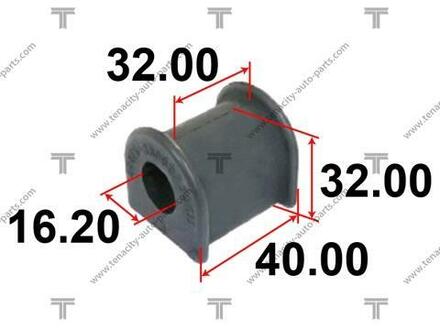 Втулка стабилизатора задн. LEXUS RX300 01- TENACITY ASBTO1024