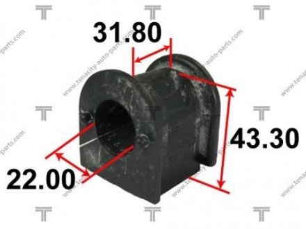 Втулка переднього стабілізатора TENACITY ASBTO1035 (фото 1)
