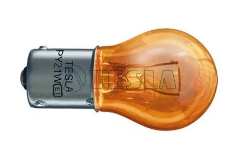 Лампа накала 12VPY21W, 12V, BAU15s (кратно 10) BLATNA TESLA B52301