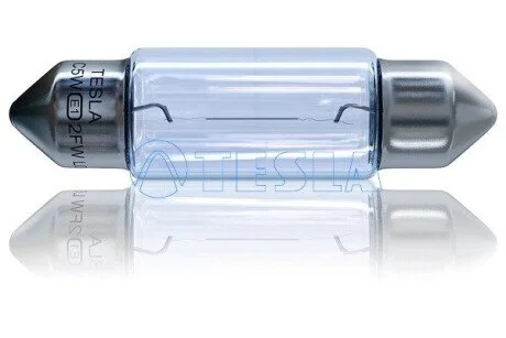 Лампа накала 12VC5W, 12V,sV 8,5-8 (кратно 10) BLATNA TESLA B85301 (фото 1)