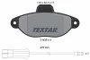 Комплект тормозных колодок, дисковый тормоз TEXTAR 2143603 (фото 1)