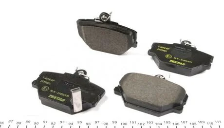 Колодки тормозные дисковые передние PKW TEXTAR 2199901