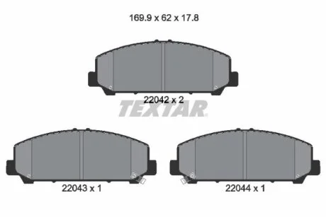 Автозапчасть TEXTAR 2204201