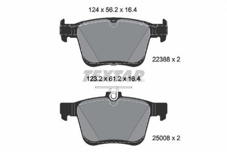 KLOCKI HAM. VW T. T-ROC 2,0 TDI SCR 20- TEXTAR 2238801