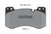 Комплект гальмівних колодок TEXTAR 2289101 2289101