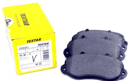 Колодки тормозные дисковые передние PKW TEXTAR 2330201 (фото 1)