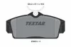 Колодки тормозные дисковые передние PKW TEXTAR 2346302 (фото 1)
