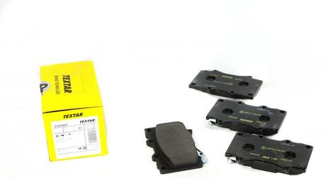 Комплект тормозных колодок, дисковый тормоз TEXTAR 2352402 (фото 1)