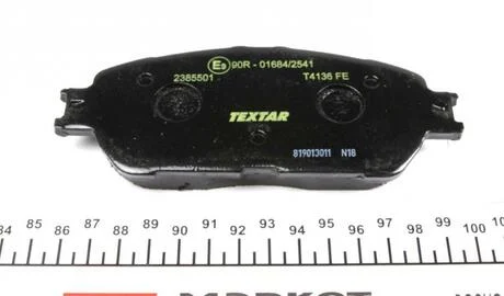 Тормозные колодки дисковые TEXTAR 2385501