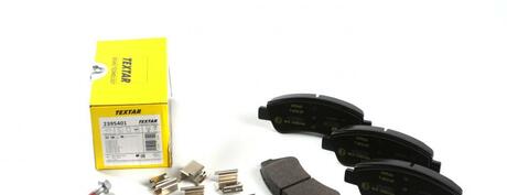 Комплект тормозных колодок, дисковый тормоз TEXTAR 2395401 (фото 1)