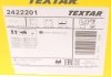 Комплект тормозных колодок, дисковый тормоз TEXTAR 2422201 (фото 5)