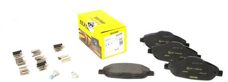 Комплект тормозных колодок, дисковый тормоз TEXTAR 2466001 (фото 1)