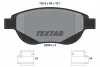 Тормозные колодки, дисковые TEXTAR 2509401 (фото 1)