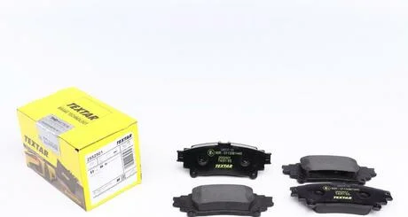 Колодки тормозные дисковые передние PKW TEXTAR 2552501