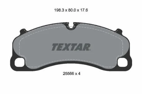 KLOCKI HAM PRZOD TEXTAR 2556601