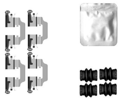 Планка суппорта (заднего) прижимная (к-кт) Renault Megane III/IV/Scenic III 08- (Trw) TEXTAR 82560300