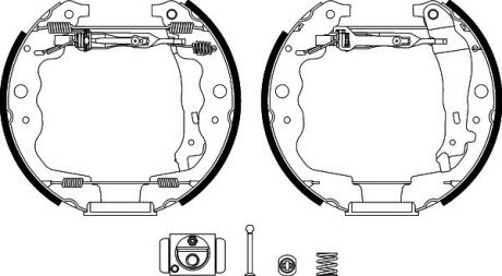 ZESTAW SZCZEKI+CYLINDERKI HAM TEXTAR 84069301