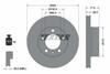TEXTAR OPEL Тормозной диск передний MOVANO,MASTER 92115903