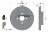 Диск гальмівний TOYOTA Corolla/Prius "F D=255mm "97-13 92125903