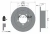 Диск тормозной CHRYSLER/MITSUBISHI Sebring/Lancer/Outlander &quot;R D=262mm &quot;95-13 TEXTAR 92136103 (фото 1)
