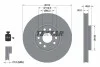 Диск гальмівний SEAT/SKODA/VW Alhambra/Kodiaq/Sharan/Tiguan &quot;F D=314mm &quot;10&gt;&gt; TEXTAR 92232405 (фото 2)