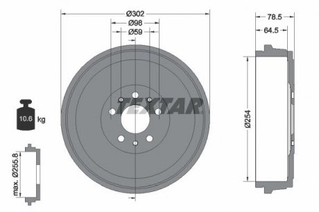 Автозапчастина TEXTAR 94045400 (фото 1)