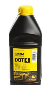 Жидкость тормозная dot 4, &quot;Brake Fluid&quot;, 1л TEXTAR 95002200 (фото 1)