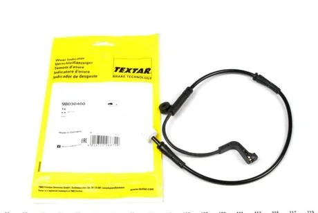 Датчик, знос колодок TEXTAR 98030400