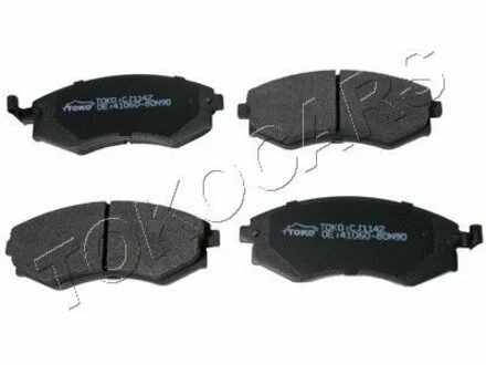 Колодки гальмiвнi дисковi {з пластинами, перед.} Toko cars T2114042