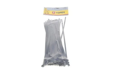 Хомути 4,8 x 200 мм, 75 шт. чорні(TOPEX) Topex 44E978