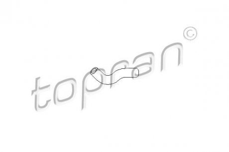 Патрубок системи охолодження TOPRAN / HANS PRIES 100841 (фото 1)