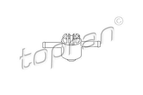Клапан, топливний фильтр TOPRAN / HANS PRIES 102 730