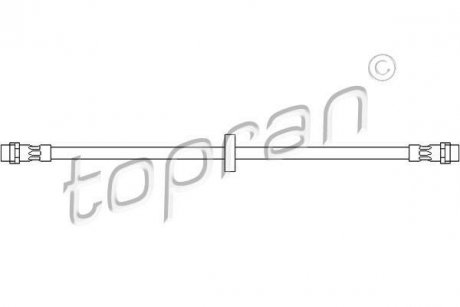 Шланг тормозной TOPRAN / HANS PRIES 103839 (фото 1)