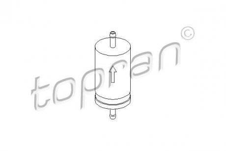 Фільтр палива TOPRAN / HANS PRIES 103993 (фото 1)