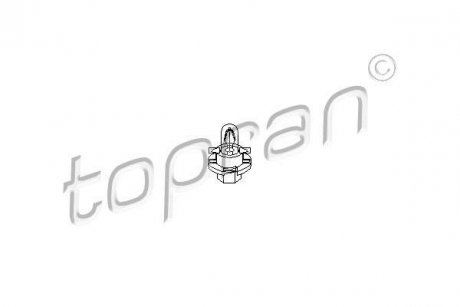 Ліхтар накалу, освещение щитка приборов TOPRAN / HANS PRIES 104366